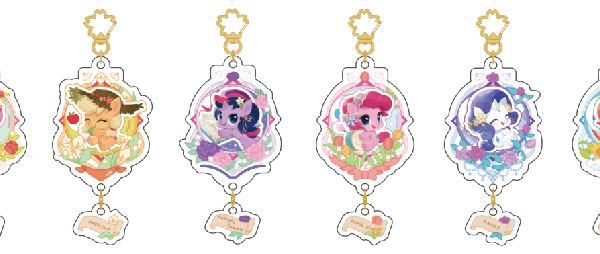 My Little Pony-Acrylic Charm-Magic Garden-Art Edition-001-SEA
